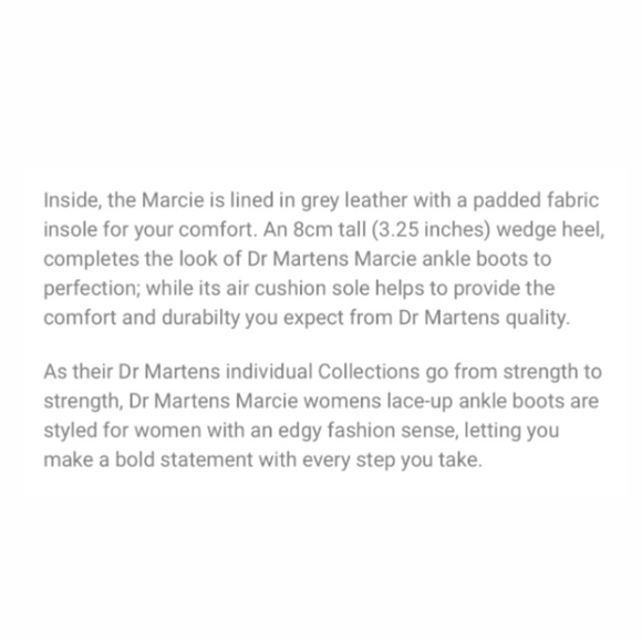 Dr. Martens Marcie Grey Wedge Boots | 10 - Picture 11 of 15